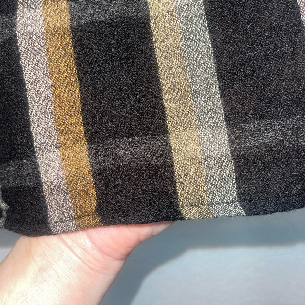 Madewell Highroad Popover Shirt in Lessing Plaid black with an white size M - Picture 9 of 14